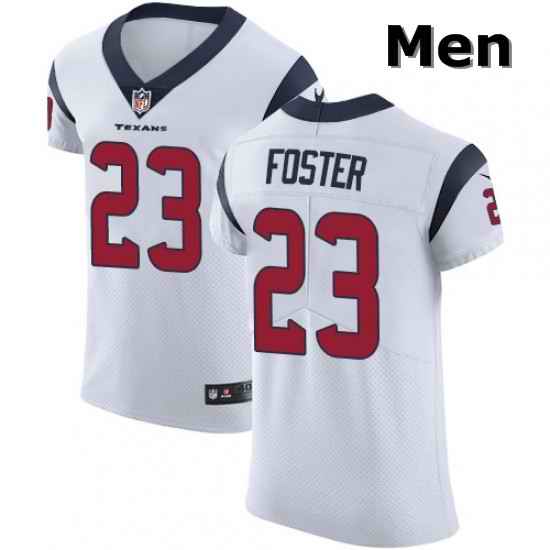 Men Nike Houston Texans 23 Arian Foster White Vapor Untouchable Elite Player NFL Jersey